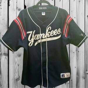 Russell Athletic Yankees Men’s Navy Jersey XL Vintage